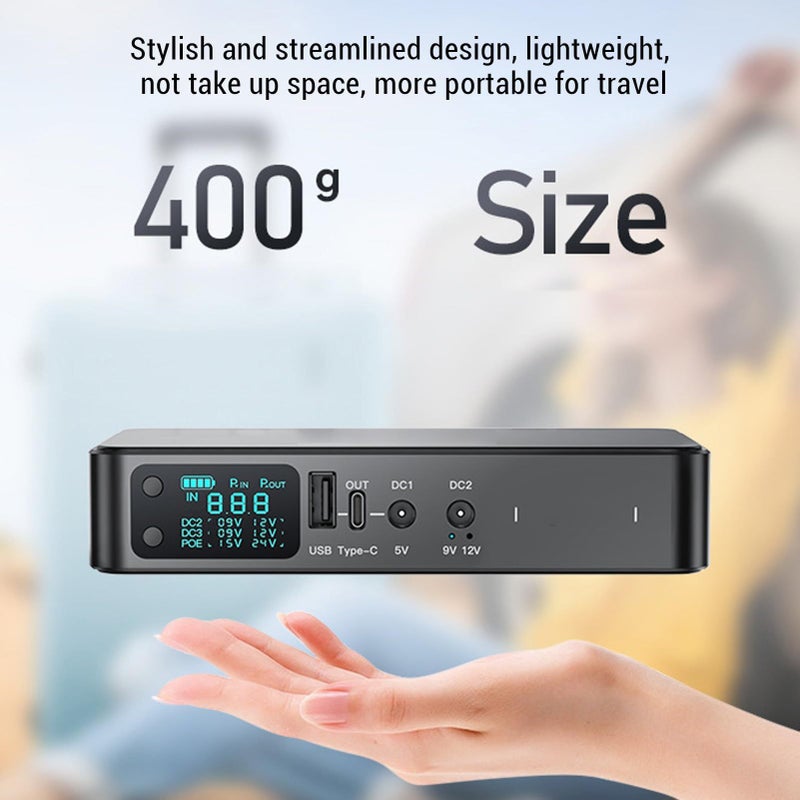 UPS 18000mAh Uninterruptible Power Supply Battery Backup With Digital Display For Home Security - Image 4