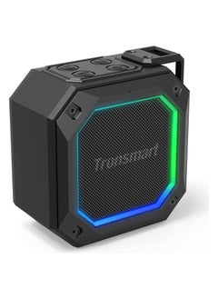 Tronsmart Tronsmart Groove 2 Portable Outdoor Speaker, Captivating Bass, Diverse Light Modes, Bluetooth V5.3, IPX7 Waterproof, Dual EQ Modes, Battery 2500mAh, Up to 18 hours Playtime, AUX, TF Card - Black  - Image 2