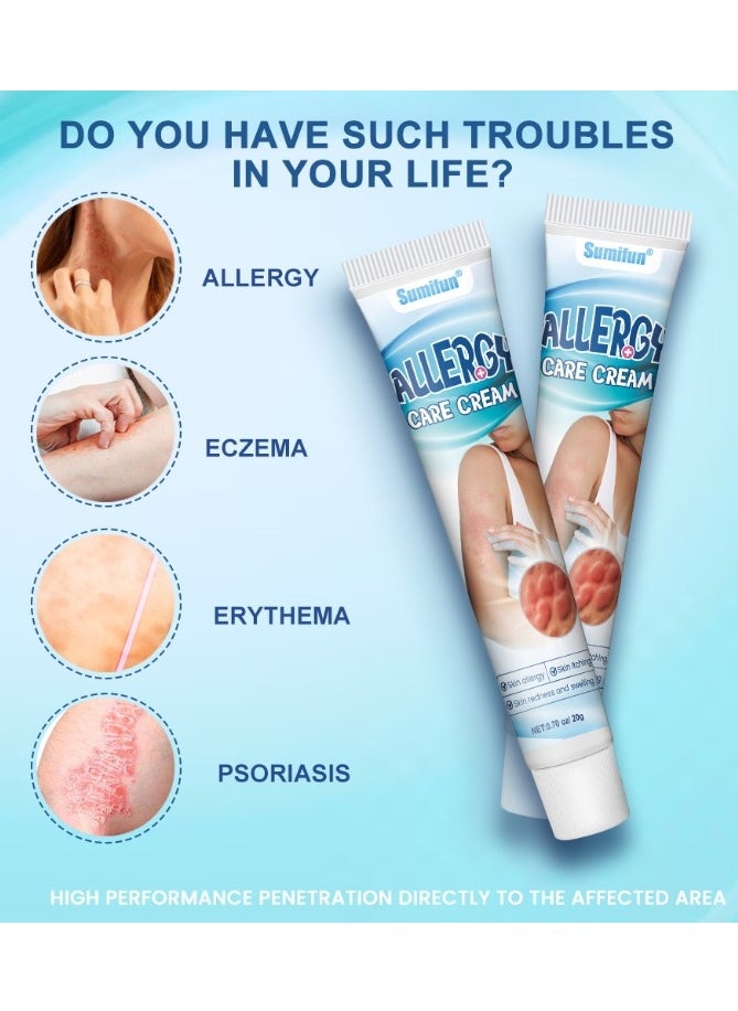 Sumifun Allergy  Care Cream For Skin Allegry Skin Itching Skin Redness And Swelling 20g  - Image 4