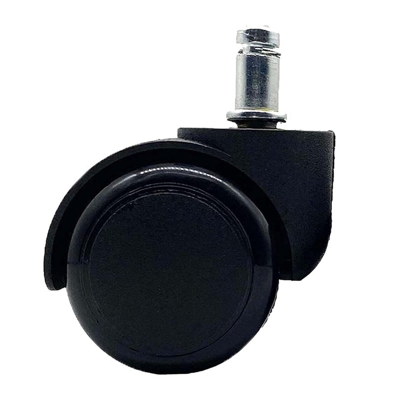 ZEGEL Heavy Duty Pin Type Nylon Office Chair Wheels Caster Wheel Set of 4 BlackGrey Load Capacity 250 kg - Image 3