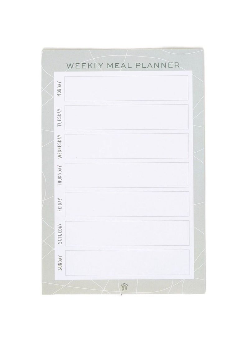 Prickly Pear Weekly Meal Planner & Shopping List With Magnetic Panel On The Back Of Each  - Image 2