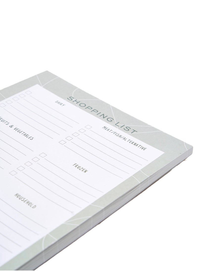 Prickly Pear Weekly Meal Planner & Shopping List With Magnetic Panel On The Back Of Each  - Image 5