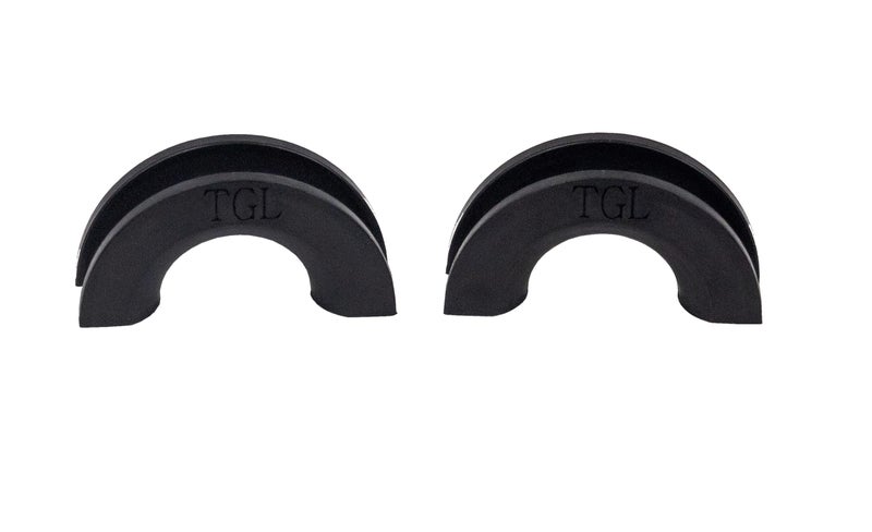 TGL Pack 2 D-Ring Shackle Isolators, D Ring Protectors for 3/4 inch D Ring Shackles. Reduce Rattling, Protect Your Bumper from Damage (Black Color). Compatible with Jeep Accessories, Ford, Toyota. - Image 1
