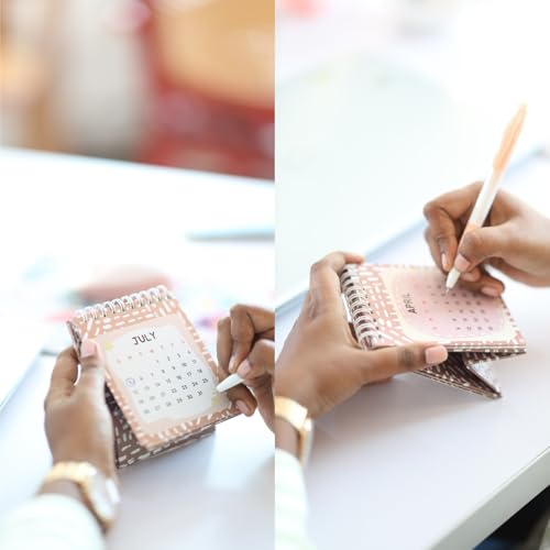 SCONY.G | Mini Desktop Calendar 2026 | 26 Pages, 9 * 11 CM | White Wiro | writable space in each months - Image 3
