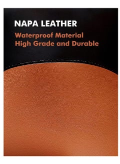 Generic Collapsible Car Bin, Universal Traveling Portable Car Bin Storage, Tidy Water Resistant Leather Pop up Car Bin Storage, Hook Hanging Car Bin for Front, Back of Car, 1 Pcs  - Image 2