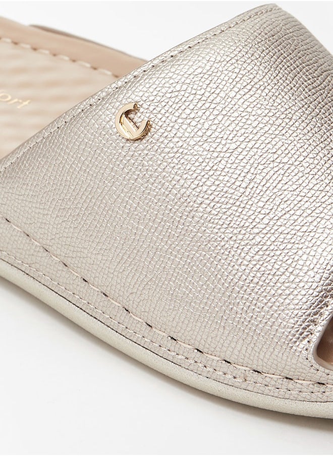 Le Confort Women's Textured Stitch Detail Slip-On Sandals  - Image 5