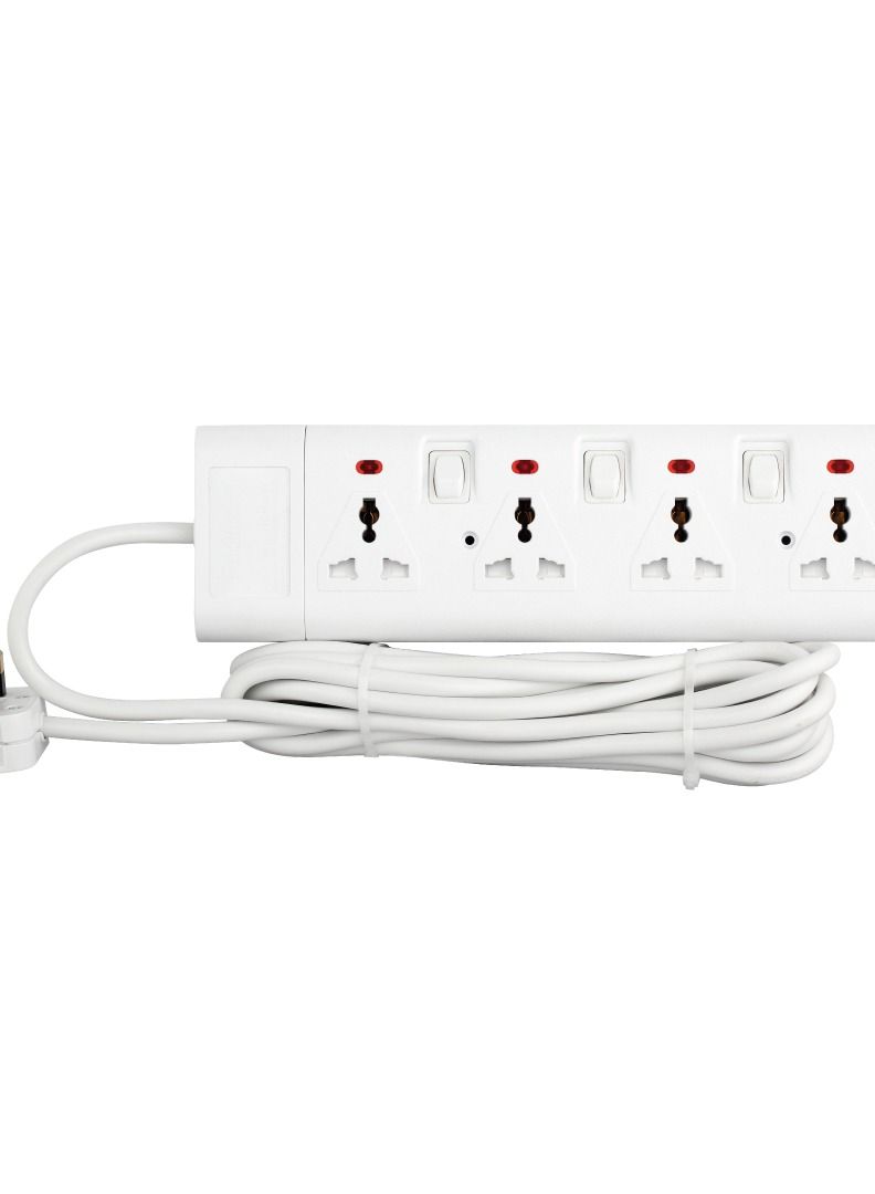 Terminator 4 way 5 meter universal power extension socket - TPB 724-5M - Image 2