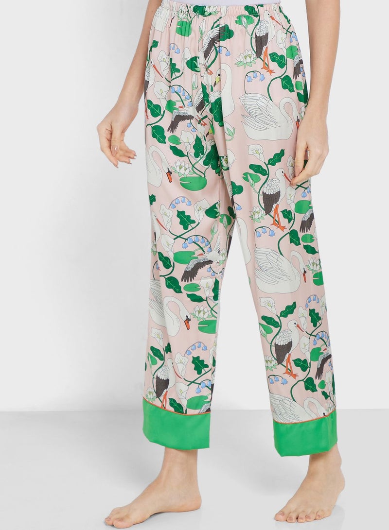 Khizana Printed Pyjama Set - Image 4