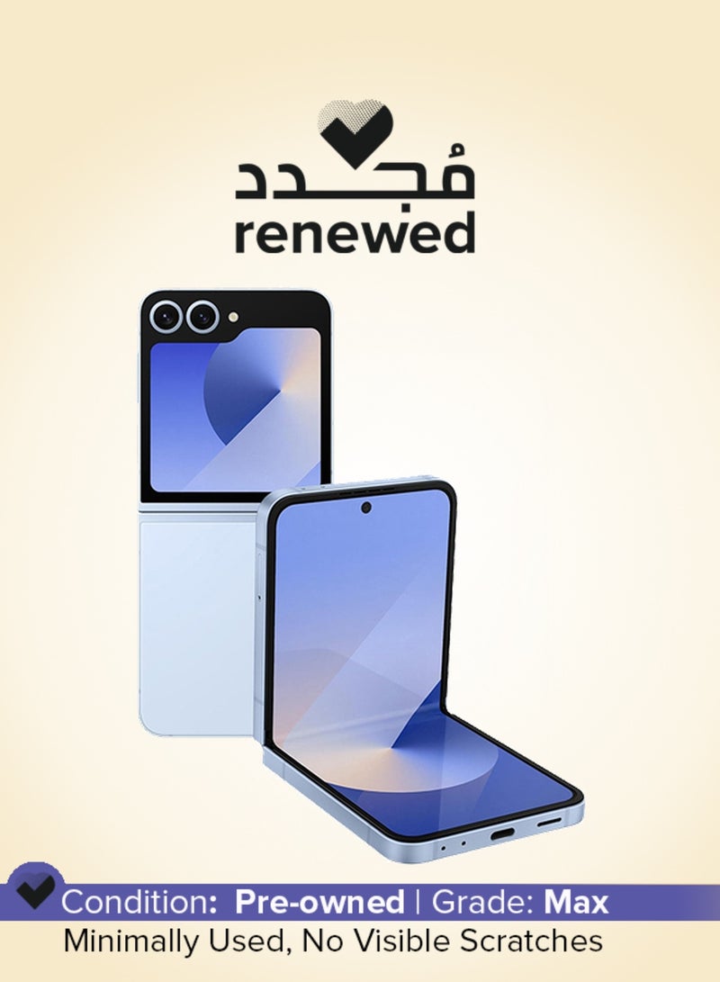 Samsung Renewed - Galaxy Z Flip 6 Dual SIM Blue 12GB RAM 256GB 5G - International Version - Image 1