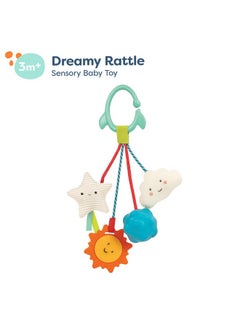 B. Toys B. Baby Baby Sensory Rattle Hanging Toys For Car Seat Stroller Crib Play Gym Soft & Crinkly Fun Activity For Infants Babies 3 Months +  - Image 3