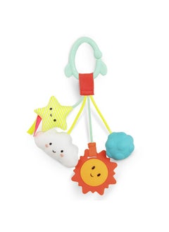 B. Toys B. Baby Baby Sensory Rattle Hanging Toys For Car Seat Stroller Crib Play Gym Soft & Crinkly Fun Activity For Infants Babies 3 Months +  - Image 1