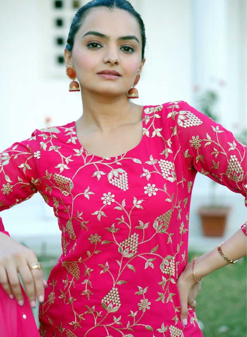 بدلة شرارة مع أعمال مطرزة متسلسلة - Image 5