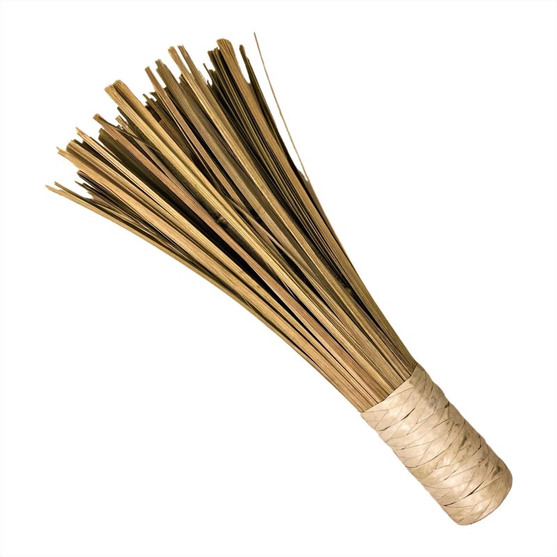 Bridge2shopping Bamboo Wok Broom, Pot Brush for Home and Commercial Use, 12 Inch, Brown - Image 5
