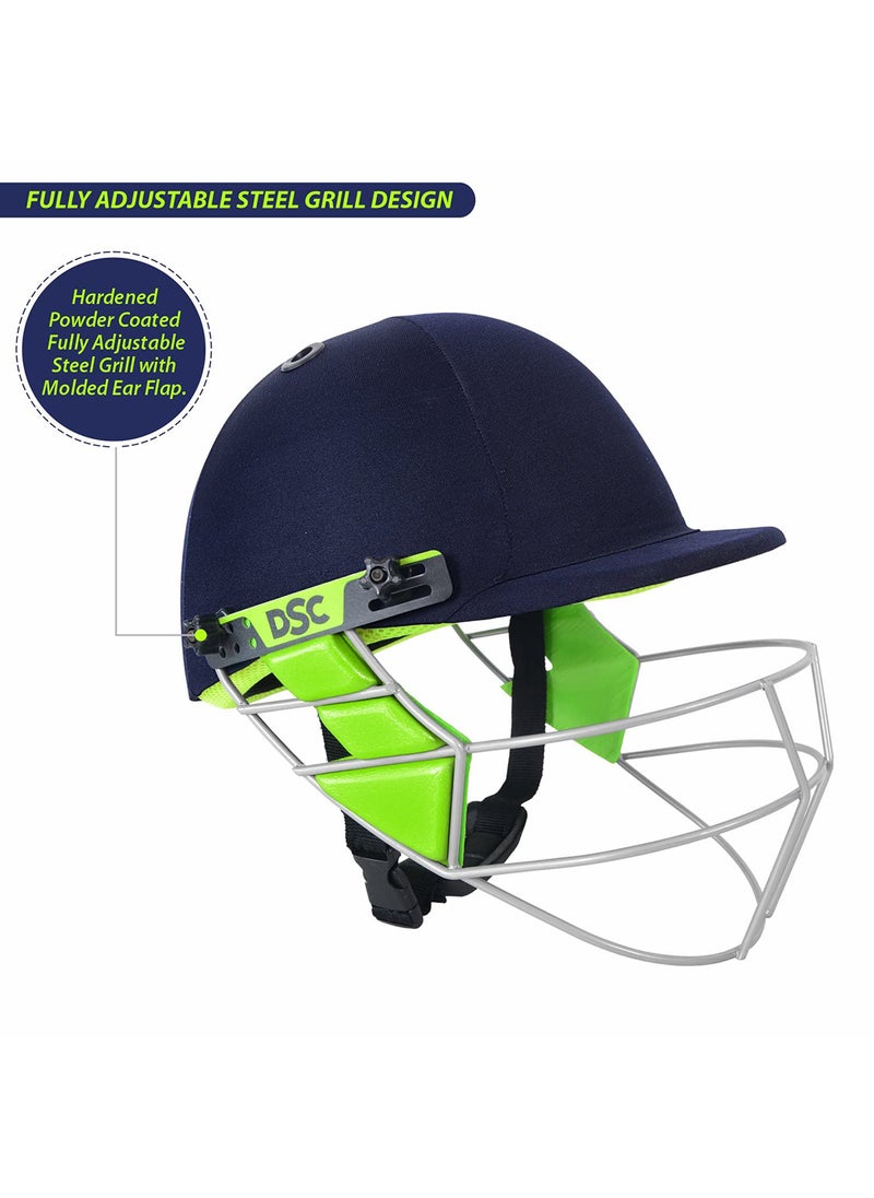 DSC Vizor Cricket Helmet Small (Navy)  - Image 4