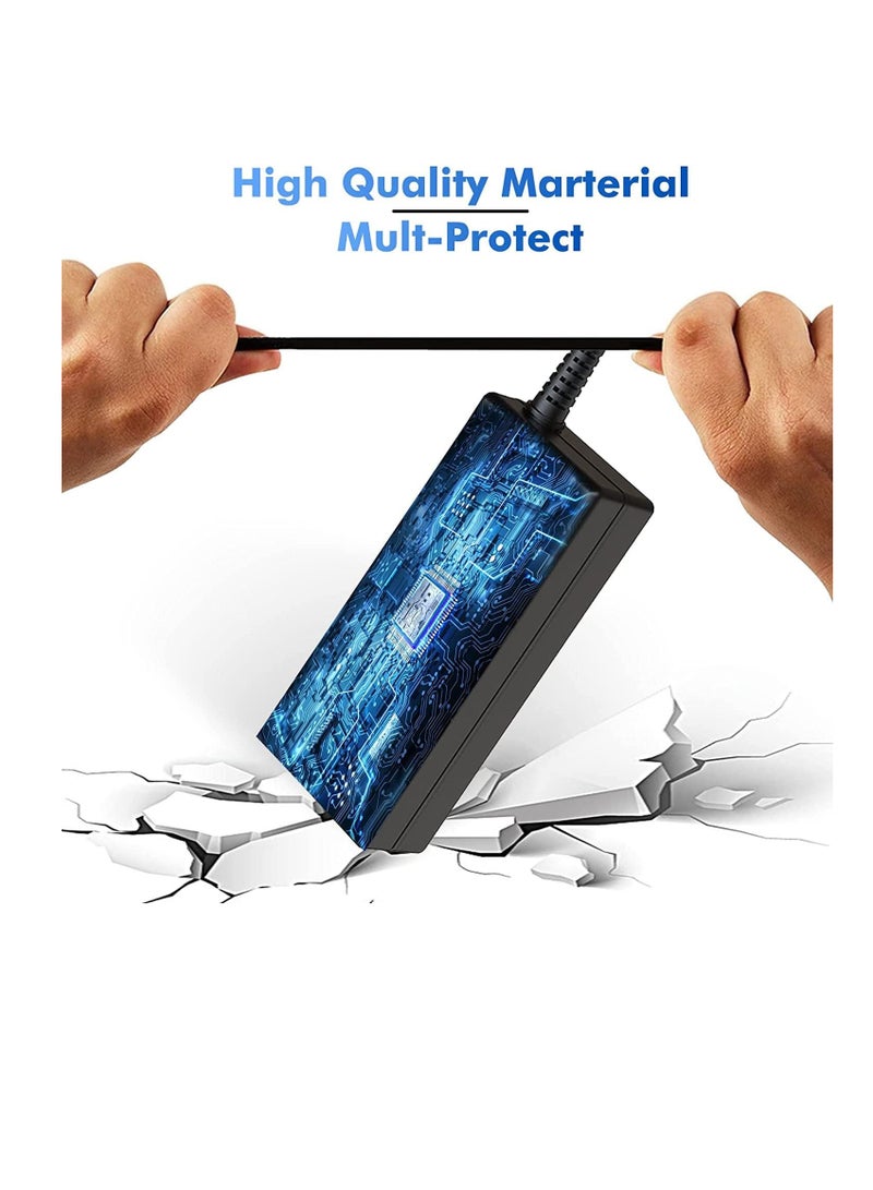 محول طاقة USB C بقدرة 65 وات متوافق مع Lenovo Think Pad Yoga HP chrome book Dell XPS ASUS Acer Huawei Xiaomi Samsung والمزيد من أجهزة النوع C PD جدار الكمبيوتر المحمول (شاحن من النوع C) - Image 2