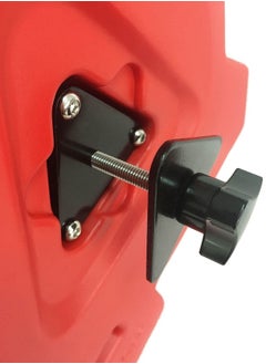 Generic Fuel Tank Mounting Bracket Gasoline Container Lock Gas Storage Shelf Holder for Off-Road Motorcycle SUV ATV Gas Can Fixing Device, Only Bracket, BracketLock  - Image 1