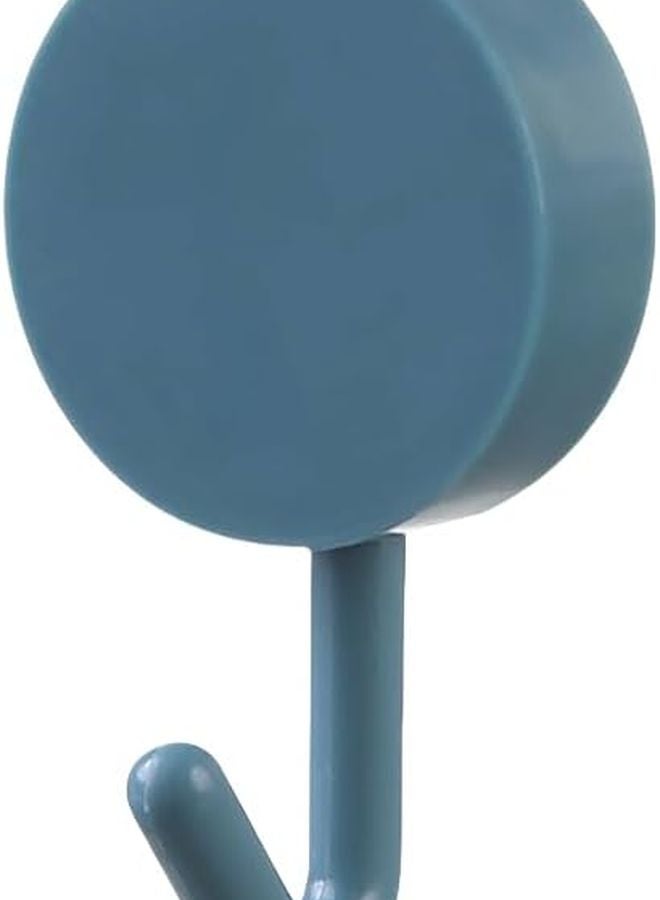 خطافات لاصقة زرقاء عميقة 20 قطعة قوية بدون ثقوب زخرفة جدران غير مرئية - Image 2