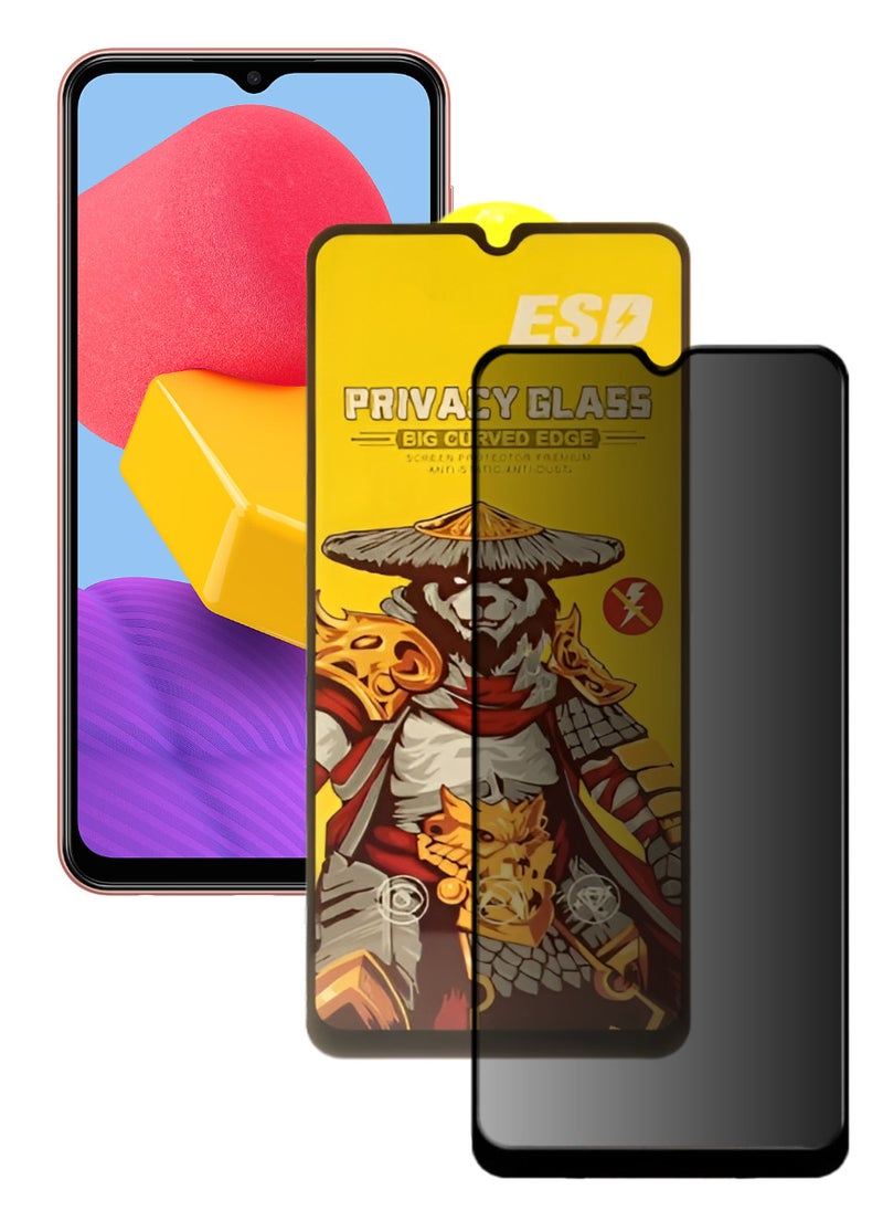 ESD Tempered Dustproof Privacy Glass Screen Protector Compatible For Samsung Galaxy M13 - Image 1