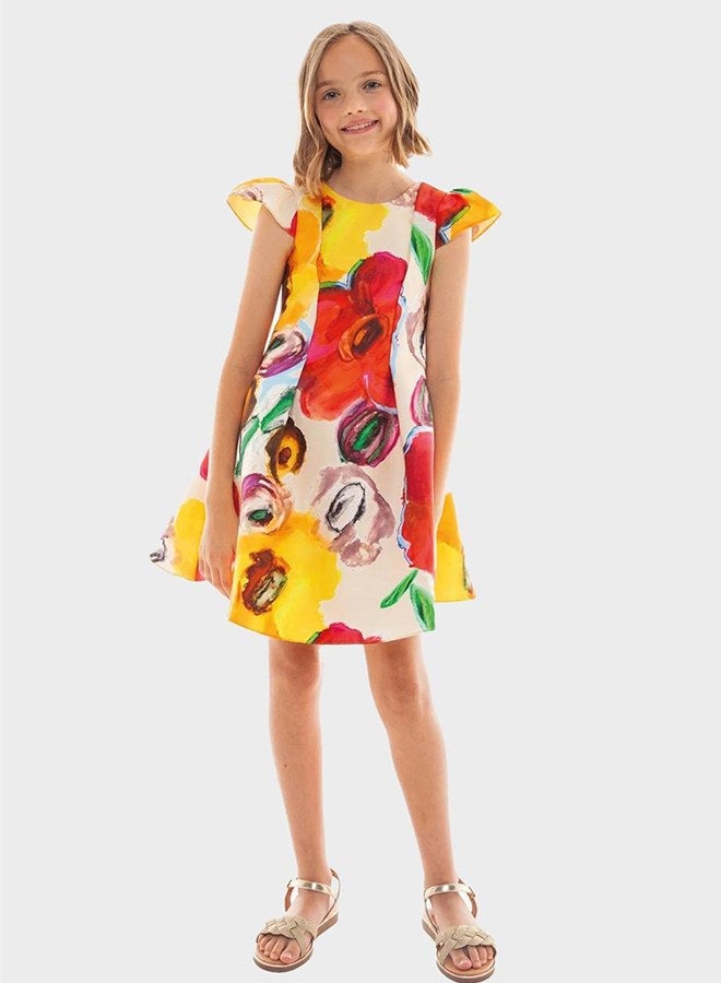 Lia Lea Girl Floral Dress - Image 1
