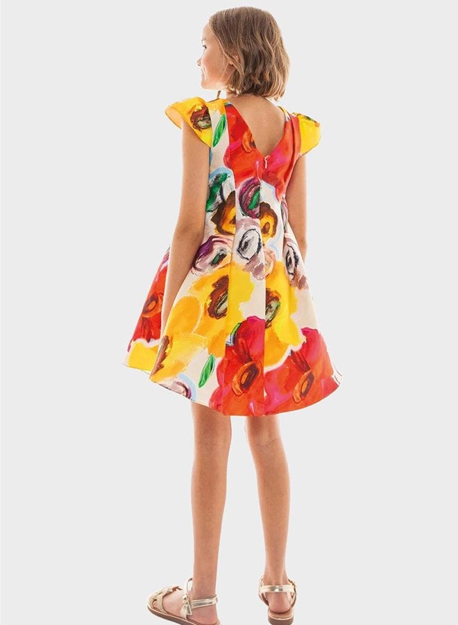 Lia Lea Girl Floral Dress - Image 3