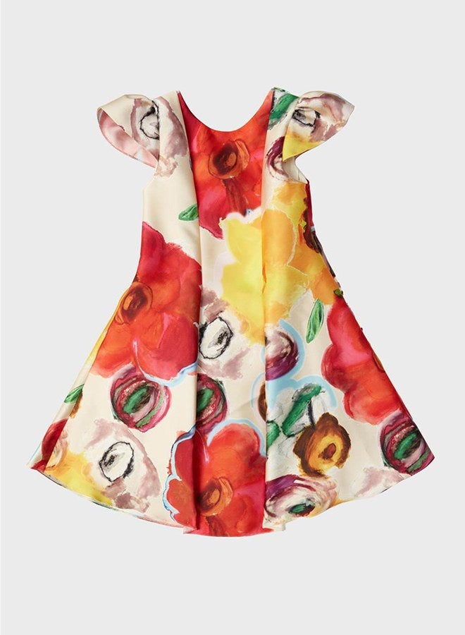 Lia Lea Girl Floral Dress - Image 4