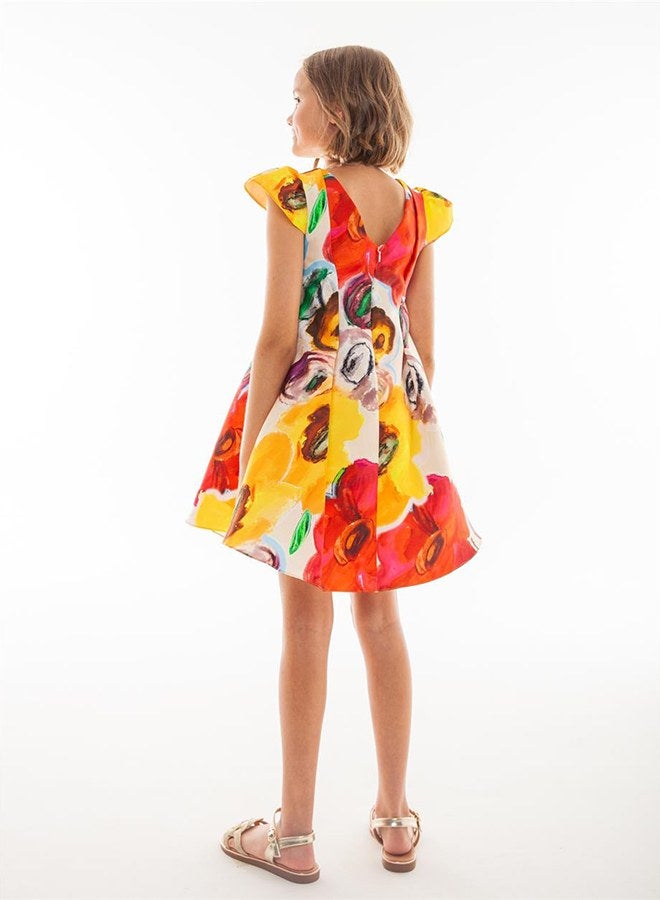 Lia Lea Girl Floral Dress - Image 2