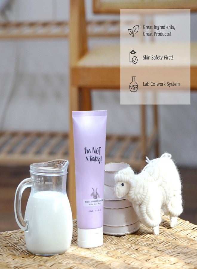 I'm NOT A Baby! I’m Not a Baby Kids Lotion Goat Milk Hydrating Hyaluronic Acid Ceramide Intensive Lotion 150ml 5fl oz - Image 4