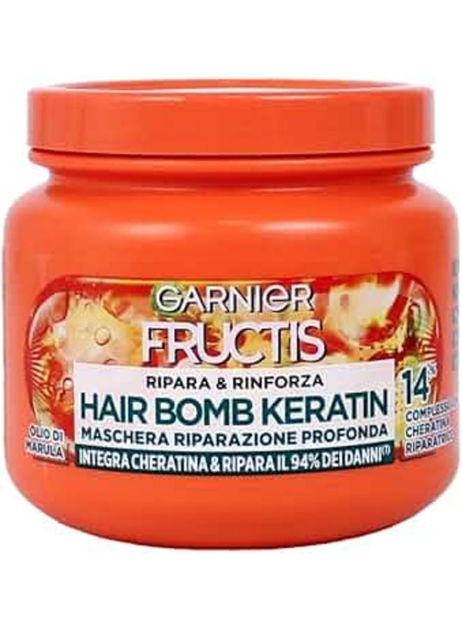 Garnier Fructis Goodbye Damage Keratin Hair Bomb Repairing Hair Mask – 320ml