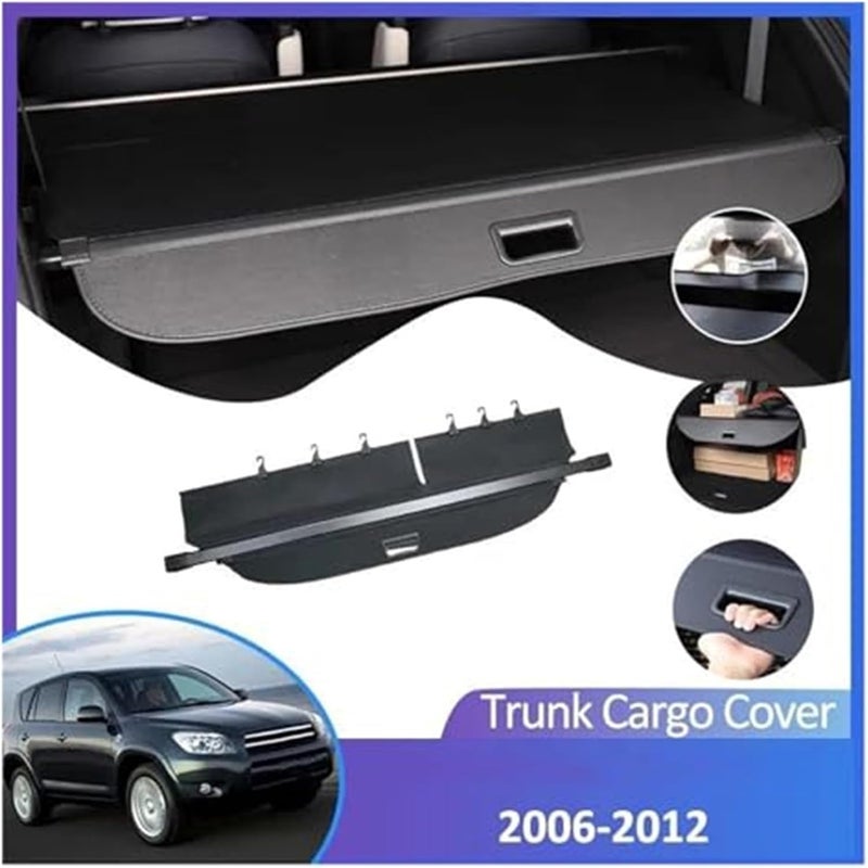 Vuzmode Retractable Cargo Cover for Toyota RAV4 2006-2012 - Image 4