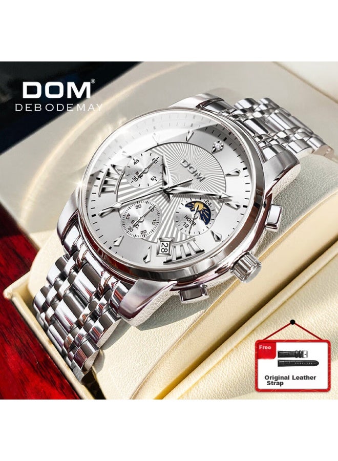 Dom Swiss Quality Fully Automatic Mechanical Watch For Men, Luminous, Water-resistant, Quartz Movement, Father's Day Gift For Dad - Image 1