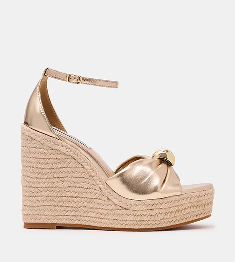 ستيف مادن Taliya Ruched Espadrille Wedges