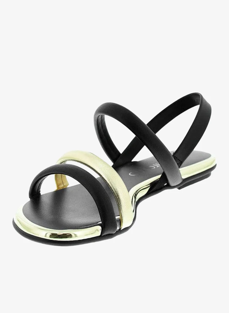Beira Rio Black Sandals for Women with Back Strap – Stylish & Supportive sling Back Ladies Sandals for Women | Best Price UAE