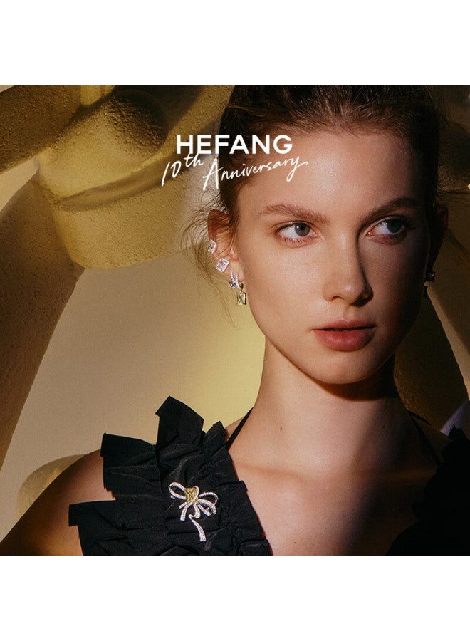 Hefang elry, Lustrous Sugar Cube Earrings, Birthday Gift , Present For Girlfriend - Image 2