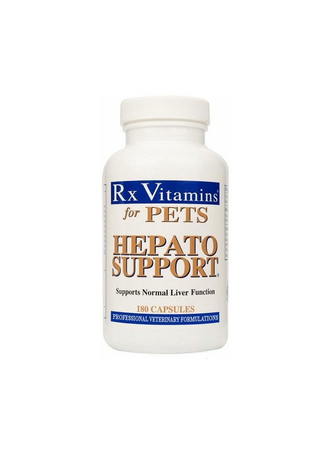 Rx Vitamins Rx Vitamins Hepato Support for Dogs & Cats - Milk Thistle Supplement for Pets - 100mg Milk Thistle for Healthy Liver Function - Silymarin Capsules for Pets - 180 ct.  - Image 1
