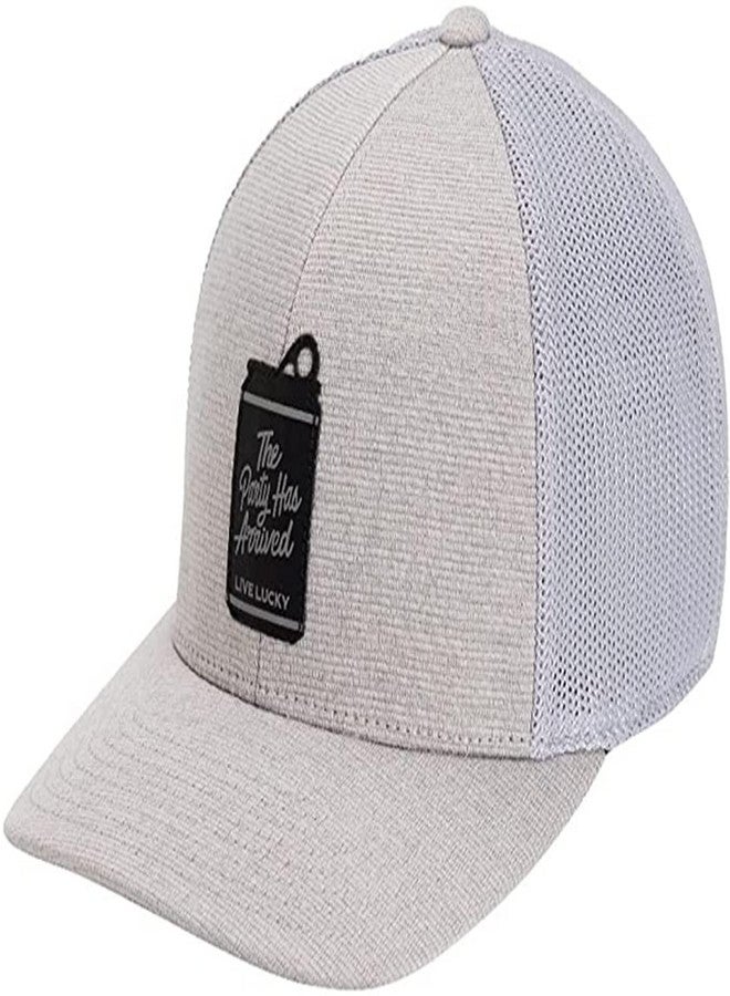 Black Clover Golf Rowdy Snapback Gray/Gray Mesh - Image 1