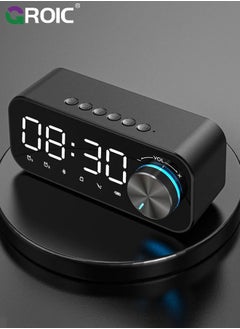 Dual Alarm Clock Radio with Weekday/Weekend, LED Display for Bedroom, USB Charging Port, Precise Volume Control, Auto-Off Timer