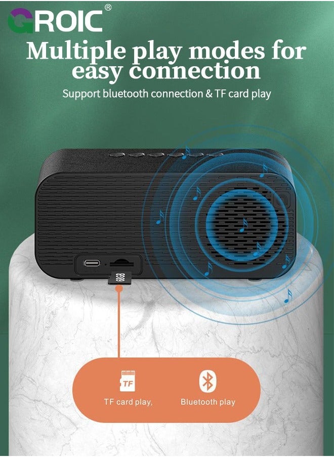 GROIC - Dual Alarm Clock Radio with Weekday/Weekend, LED Display for Bedroom, USB Charging Port, Precise Volume Control, Auto-Off Timer - Image 1