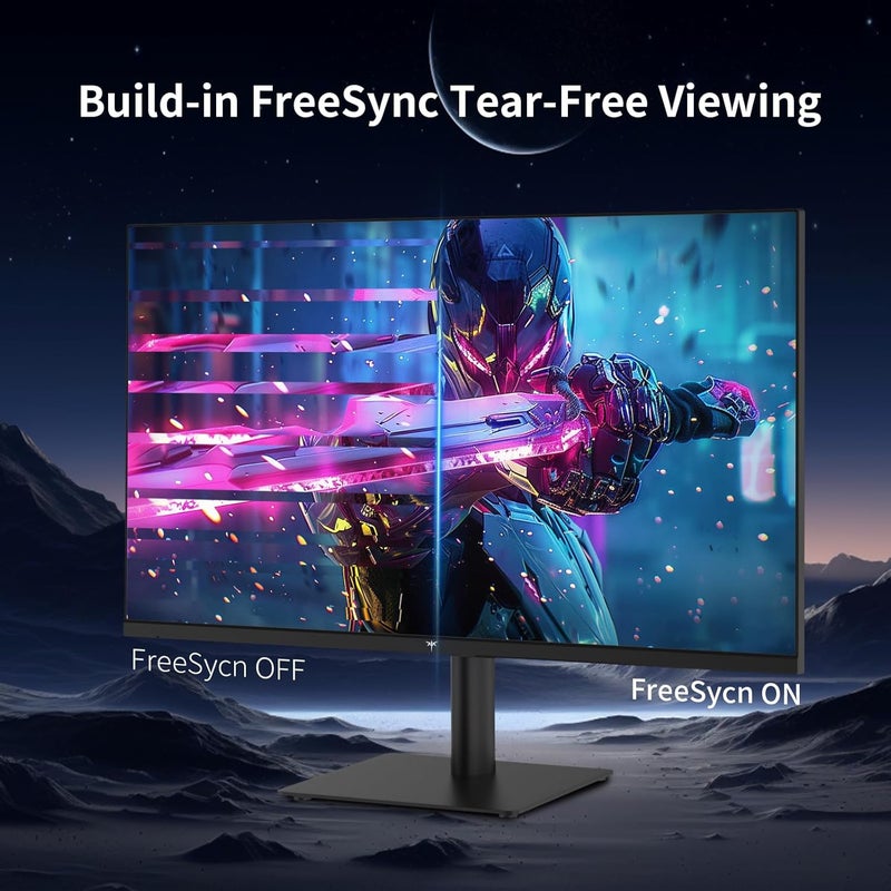 KTC 27 Inch QHD(2560 * 1440) 100Hz Computer Monitor - IPS Panel, Anti-Blue Light Screen, 100% High Color Gamut, 123% sRGB, Support FreeSync and GSync, PC Monitor for Casual Gaming and Working - Image 5
