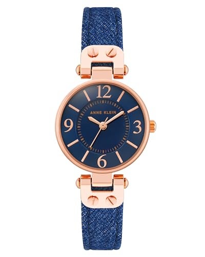 Anne Klein Womens Leather Strap Watch - Image 1
