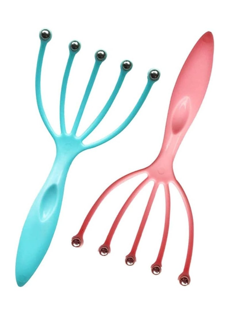 2قطعه - اداة تدليك للرأس متعددة الاستخدامات - متعدد الالوان - Image 1