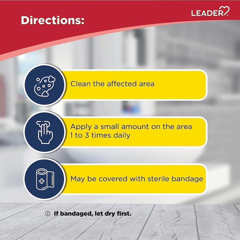 Leader Povidone Iodine 10 Prep Solution USP First Aid Antiseptic Wound Cleanser Wound Wash Antiseptic Soap 8 Fl Oz Pack of 1 - Image 4
