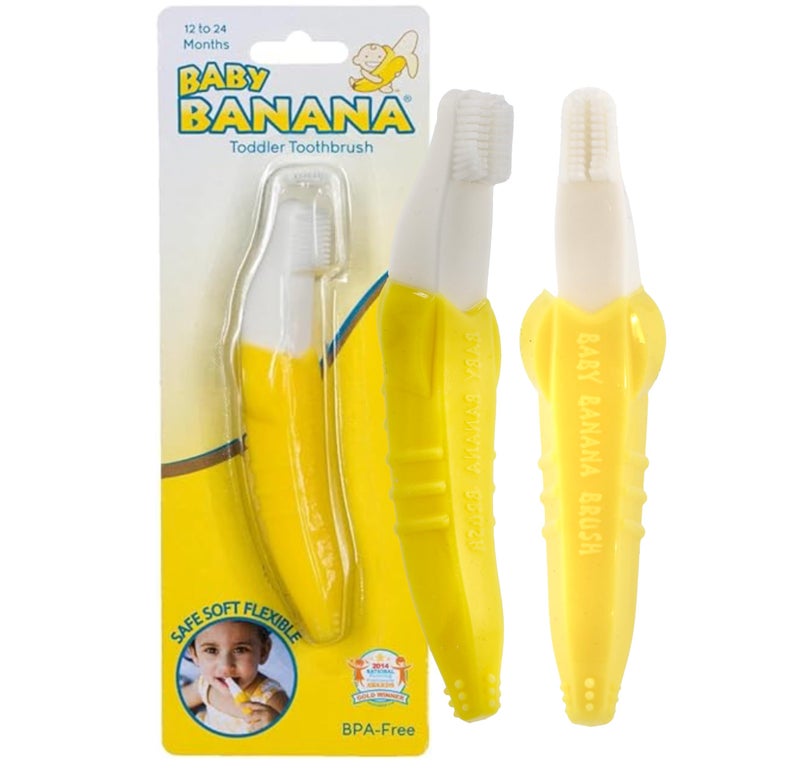 Baby Banana Baby Banana Bendable Training Toothbrush Toddler 