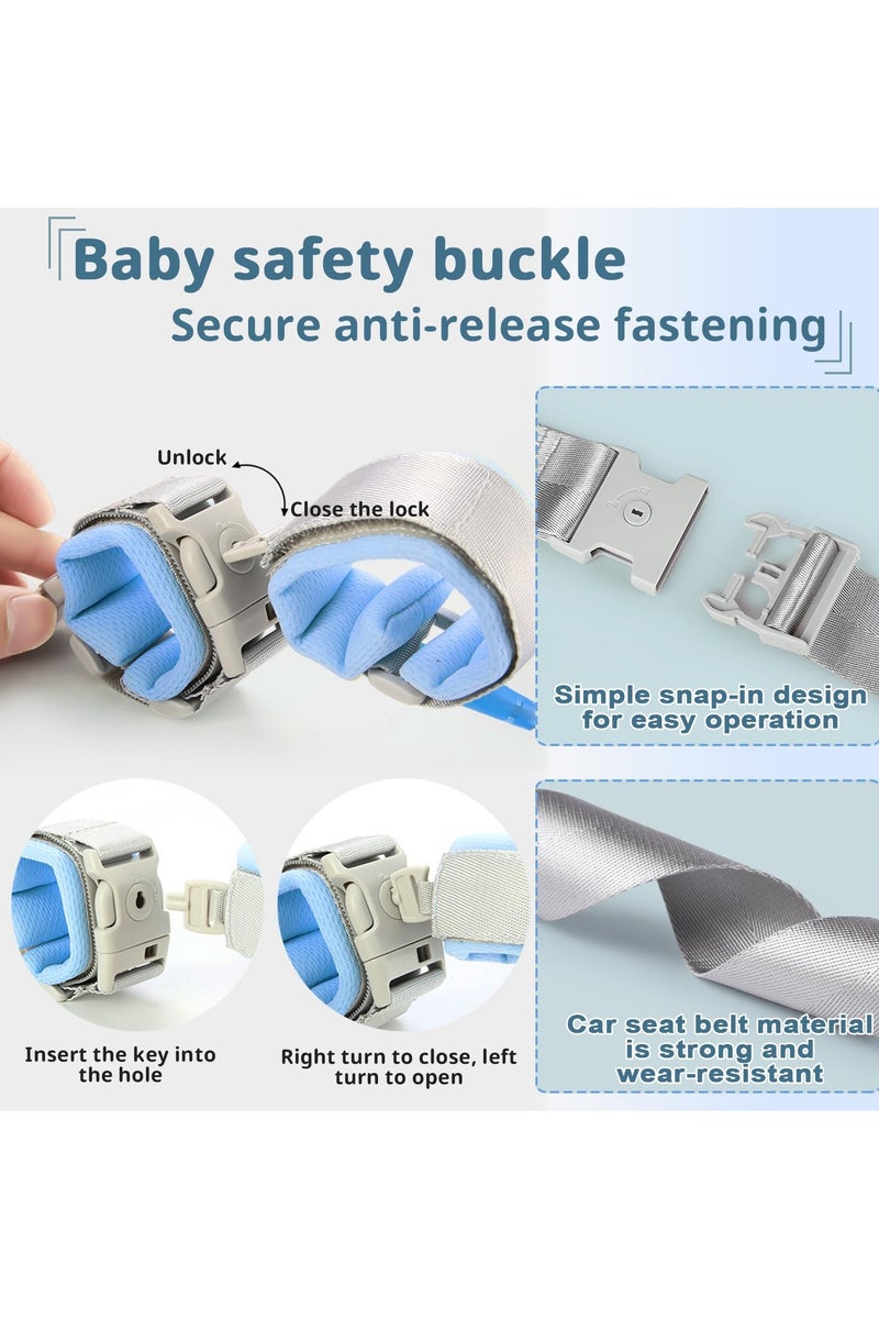 Mr. Penda Kids Anti Lost Wrist Harness Link With Safety Leash (Blue) - Image 3