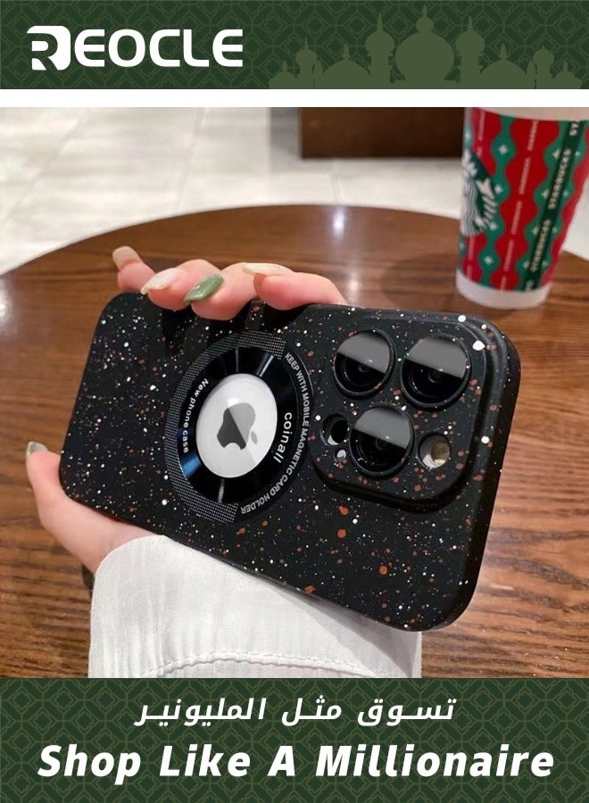 REOCLE Phone Case for iPhone 14 Pro with Camera Lens Protector Anti-Scratch Shockproof Electroplated Slim Phone Cover - Image 1