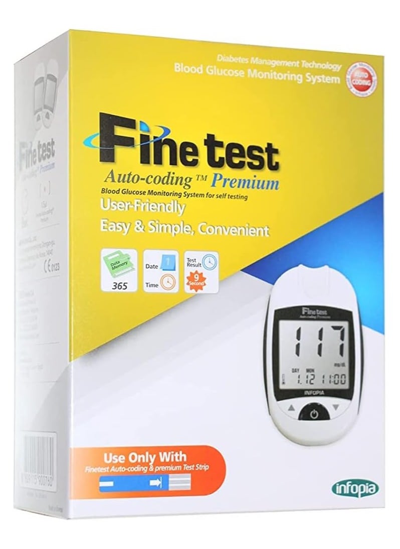 finetest - Fine test Auto-coding Premium Blood Glucose Monitor - Image 1