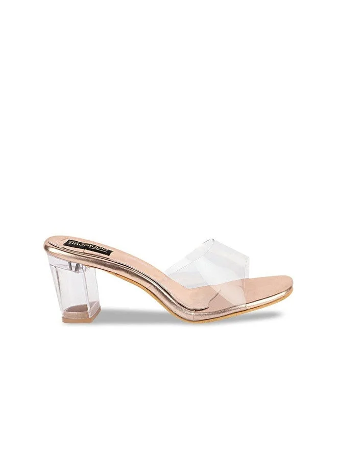 شوتوبيا Shoetopia Girls Pink Block Sandals