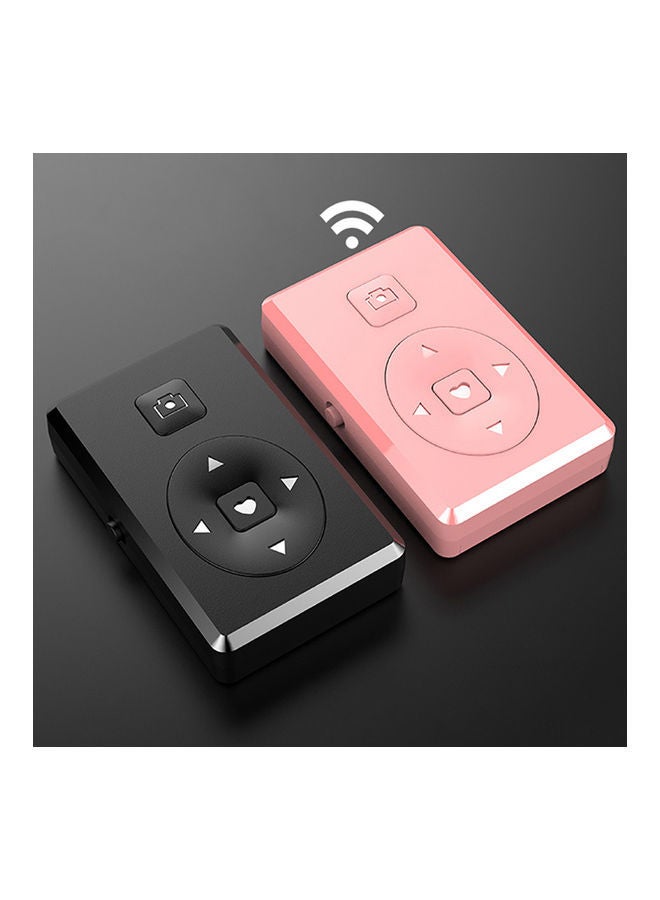 NIBEMINENT Wireless Bluetooth Selfie Camera Shutter Page Turning Remote Control for Phone Blue - Image 5