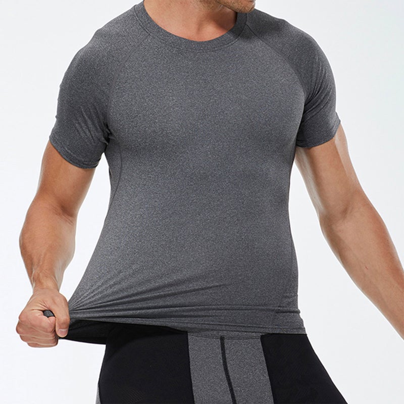 3pcs/set Men's  Quick Dry Short Sleeve Sport T Shirt Gyms Running T-Shirt Men's Outdoors Fitness Breathable Tops - Image 3