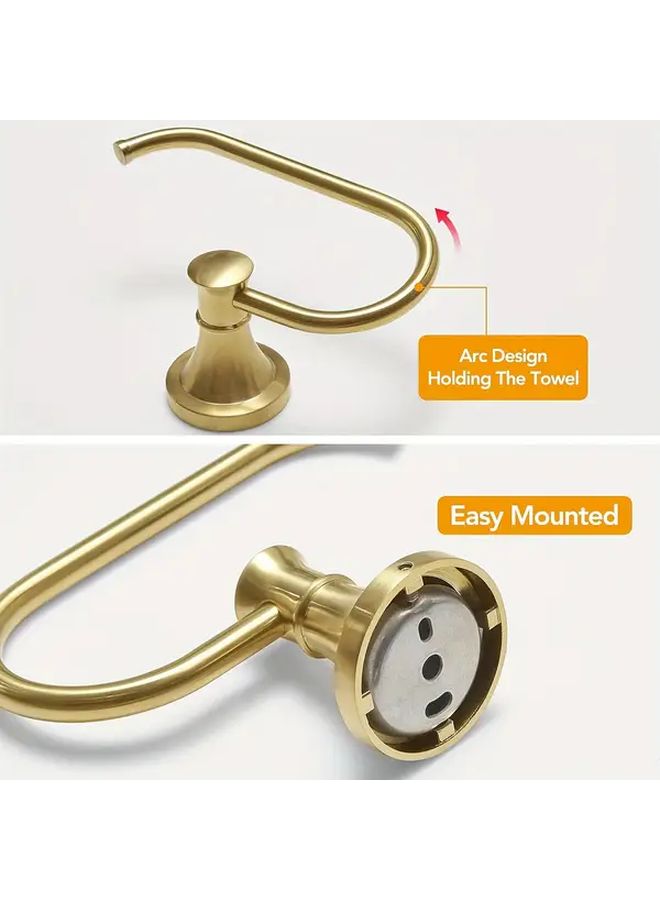Golden Oil Rubbed Bronze Toilet Paper Holder Wall Mounted Rustproof Bathroom Accessory - Image 4