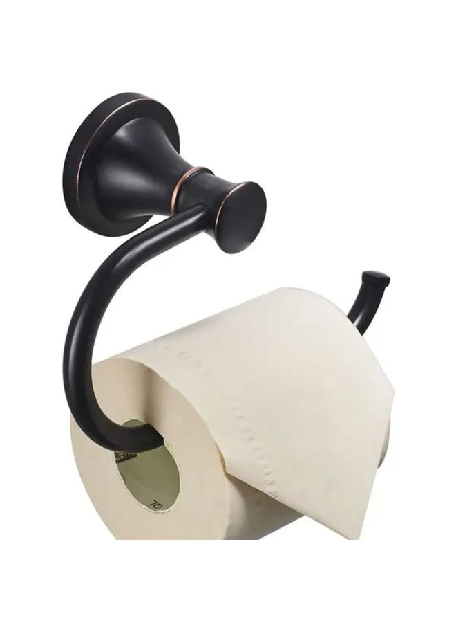 Golden Oil Rubbed Bronze Toilet Paper Holder Wall Mounted Rustproof Bathroom Accessory - Image 1